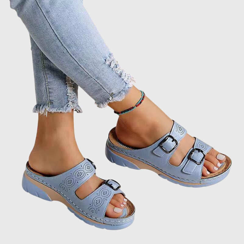 Diora™ | Orthopaedic Leather Sandals