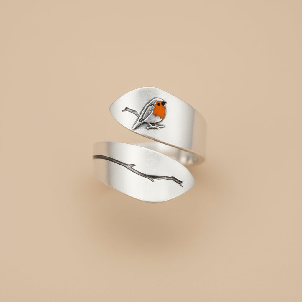 ROBIN BIRDS EARRINGS (PAIR)