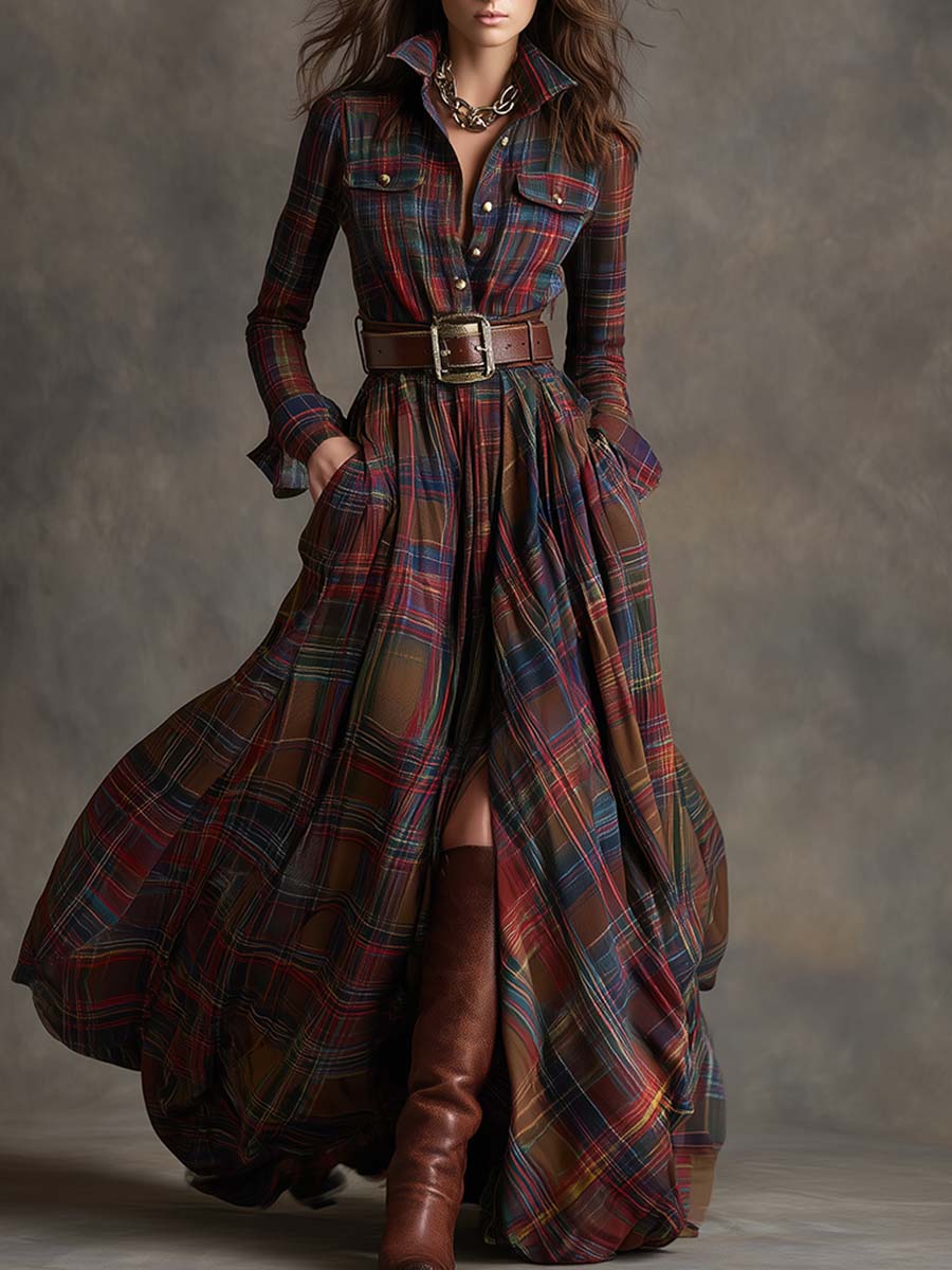 Mireline - Timeless Button-Up Shirt Dress