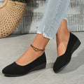 Éliane™ | Chic Wedge-Heeled Ballet Flats for Unmatched Comfort