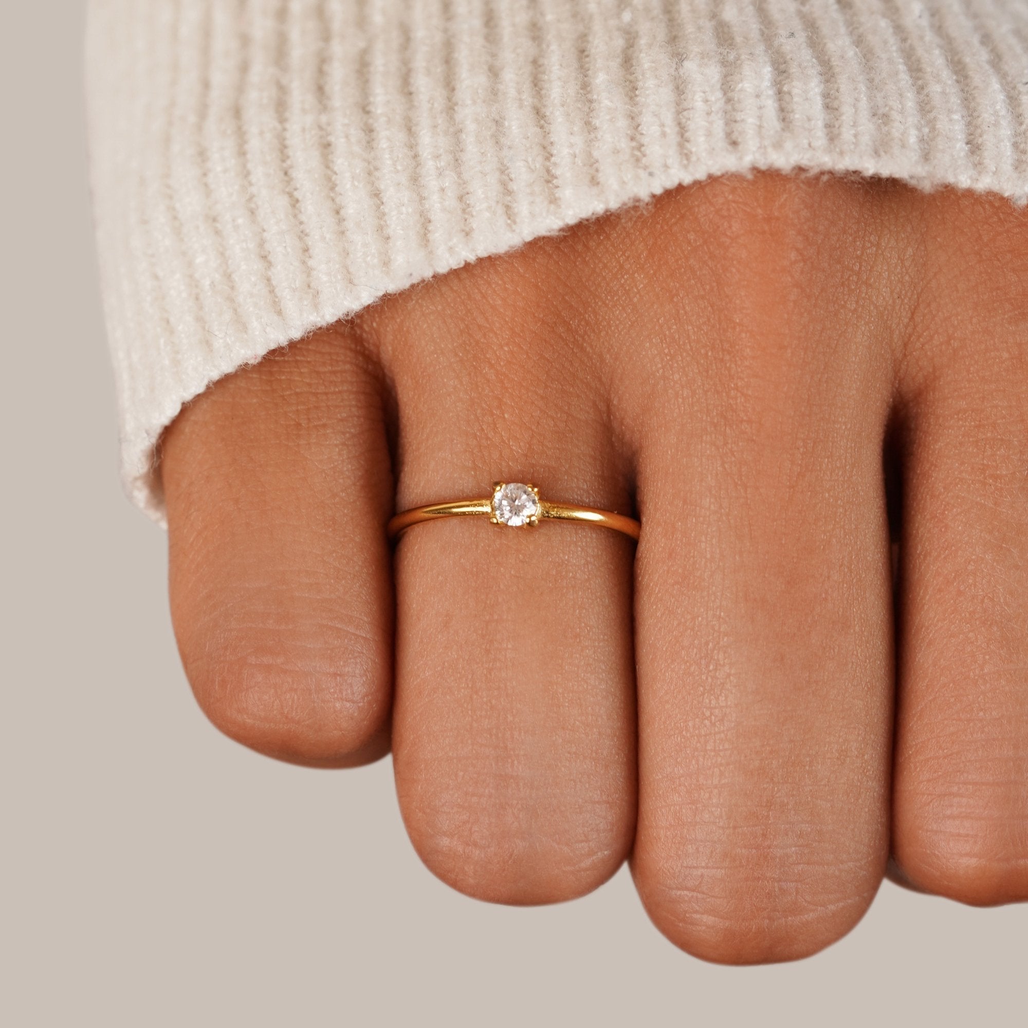 Gold Rings Featuring Birthstones
