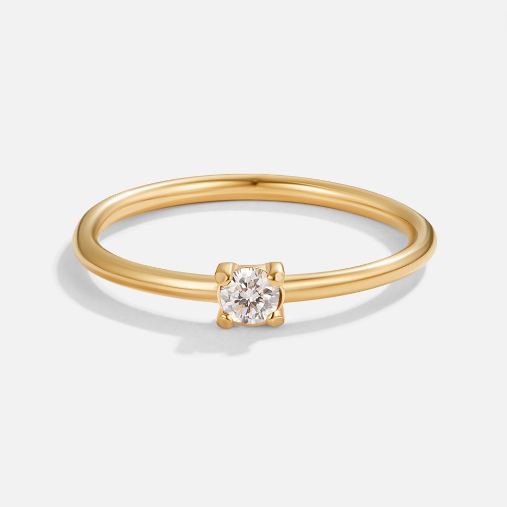 Gold Rings Featuring Birthstones