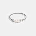 Timeless Silver Ring Adorned with Freshwater Pearl