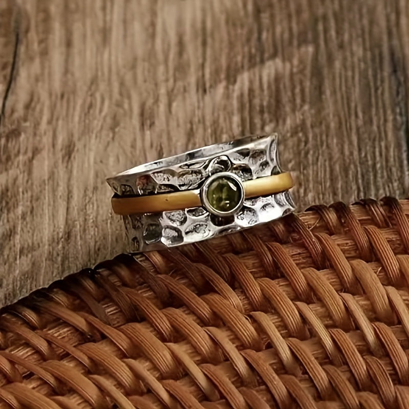 Chic Green Zirconia Ring