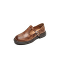 Risla | Classic Leather Mary Jane Flats