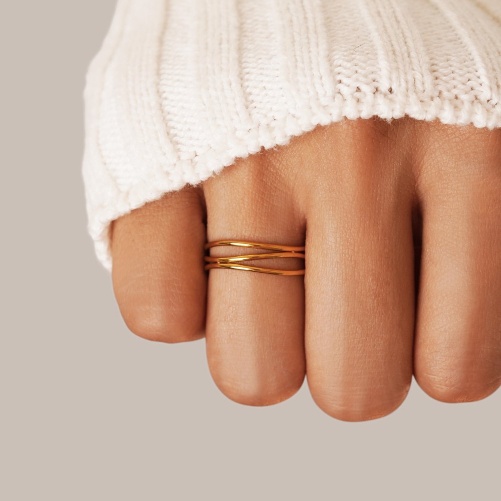 Endless Elegance - Gold Infinity Ring
