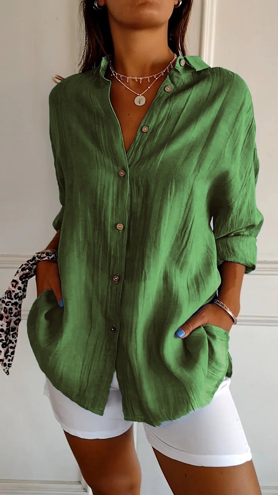 Briella | Relaxed Button Blouse