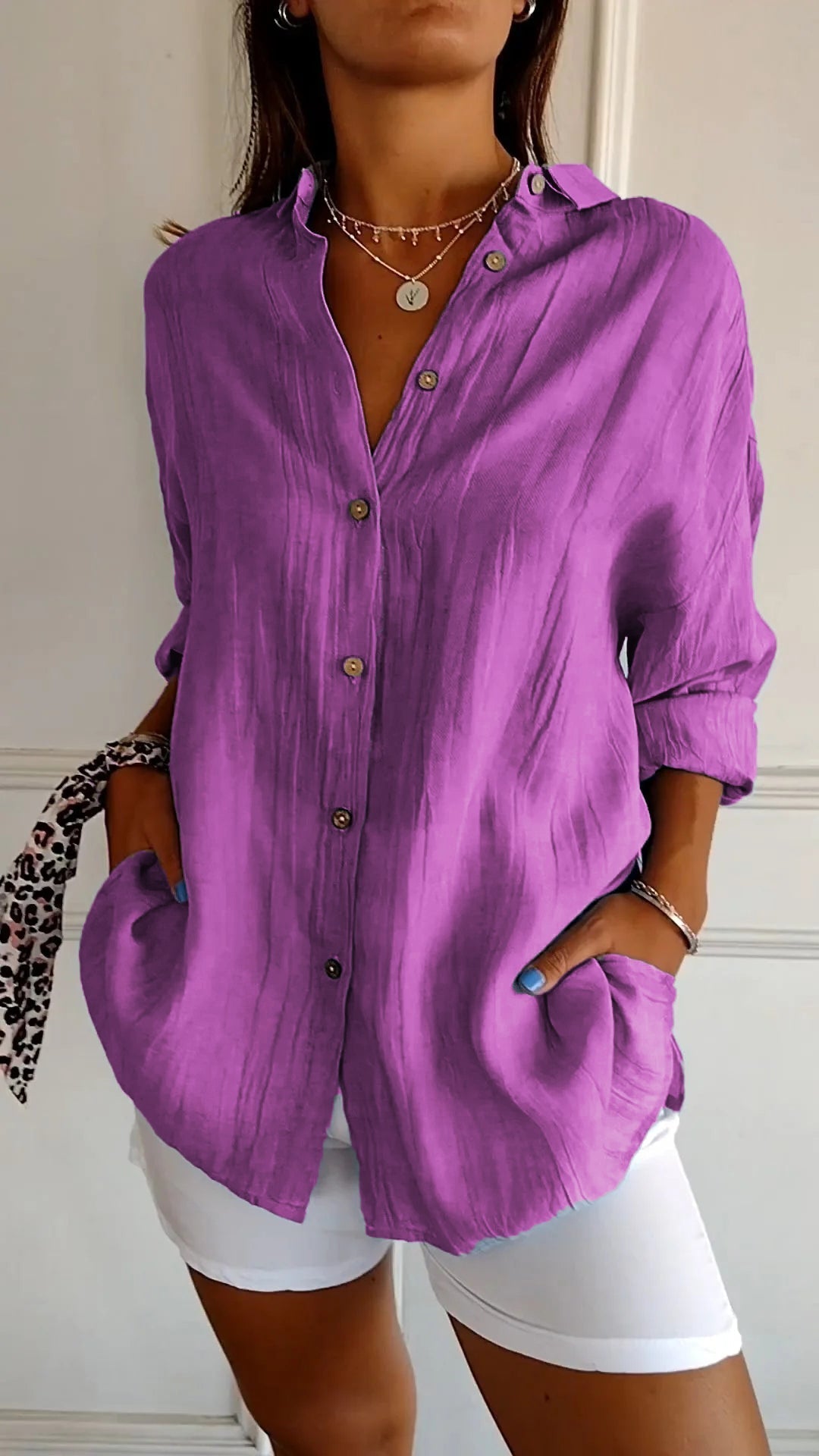 Briella | Relaxed Button Blouse