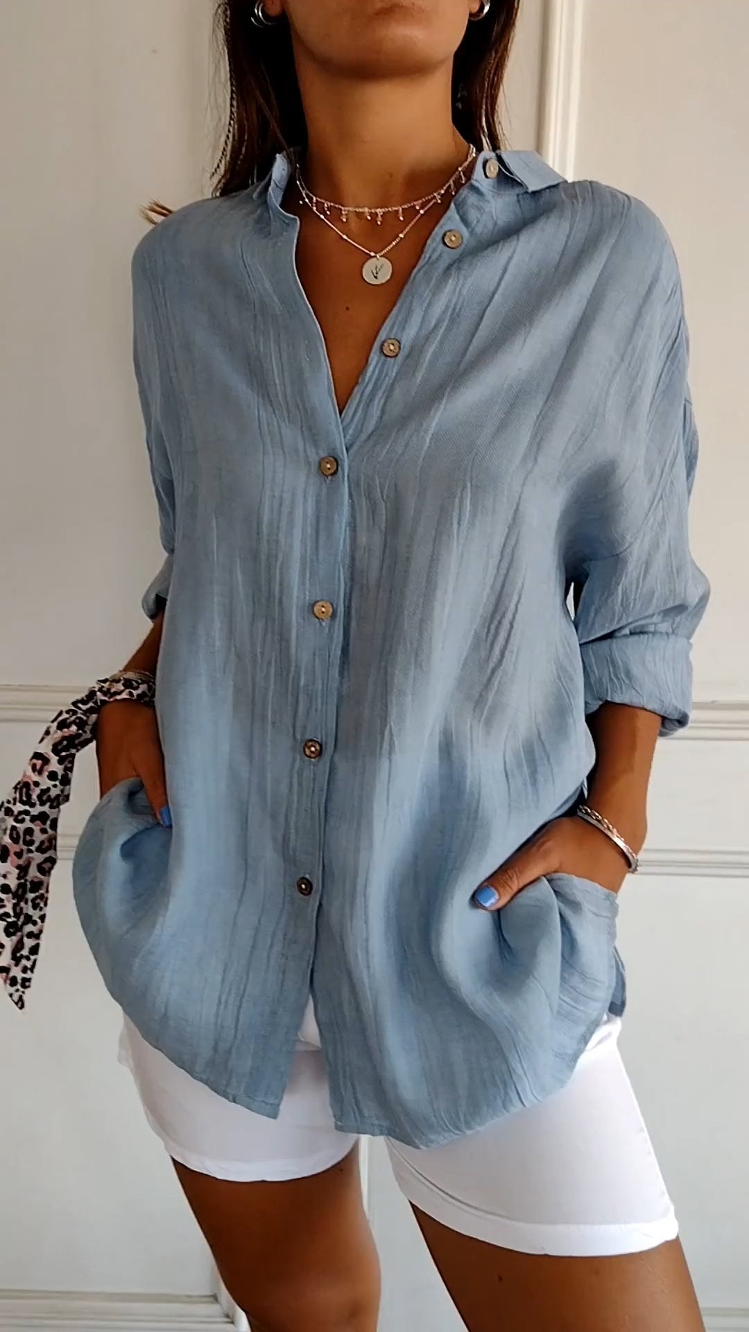 Briella | Relaxed Button Blouse