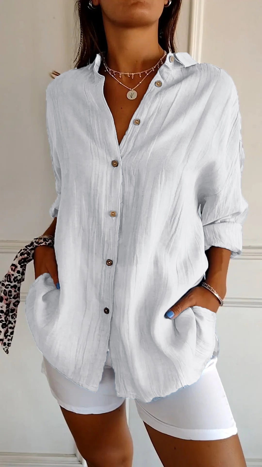 Briella | Relaxed Button Blouse