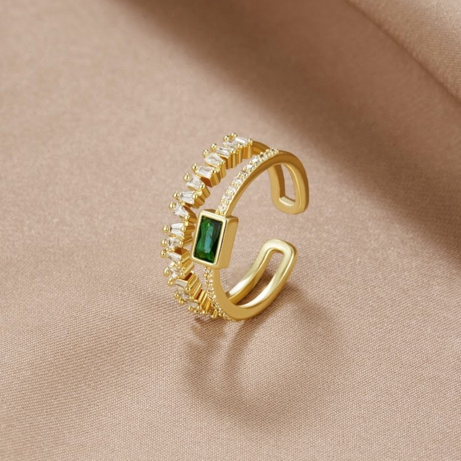Bliss - Multi-Layer Crystal Ring