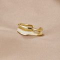 Layered Hoop Ring
