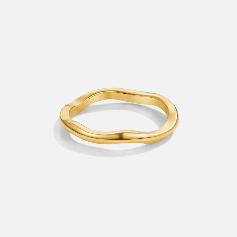 Radiant Wave Ring Collection