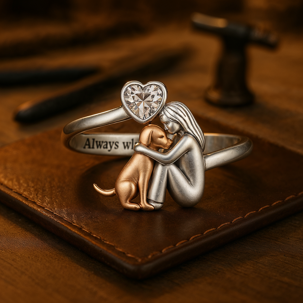 Adjustable Ring - 'Forever in My Heart'