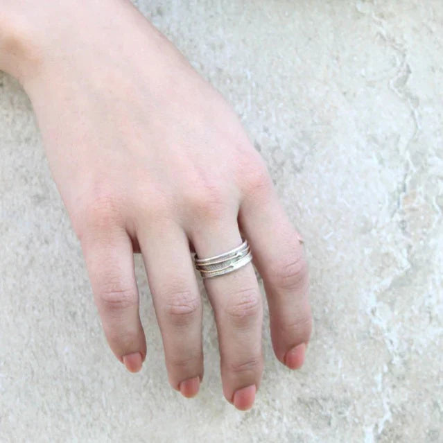 Radiance - Antique Gilded Silver Ring